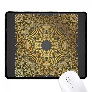 Imagem de Mousepad de borracha para jogos da Tailândia com borda costurada, cultura de alfândega