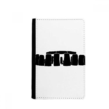 Imagem de Britain Stonehenge United Kingdom Wiltshire Porta-passaporte Notecase Burse Capa carteira porta-cartões