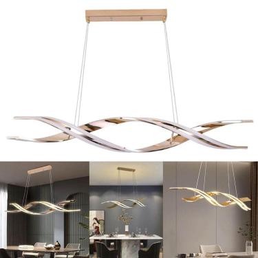 Imagem de Lustre Luminaria Pendente Molecular DNA 76w Led Luxo Espiral Moderno Decoraçao Teto