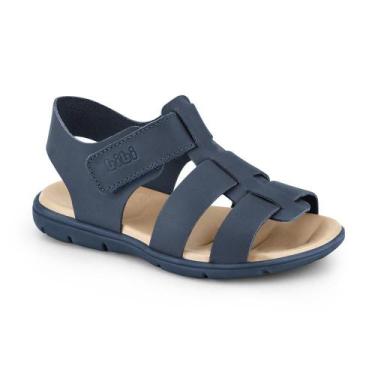 Imagem de Sandália Infantil Bibi Basic Sandals Masculina Azul 1101120 - Calçados