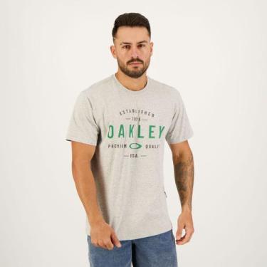 Imagem de Camiseta Oakley Premium Quality Cinza Claro