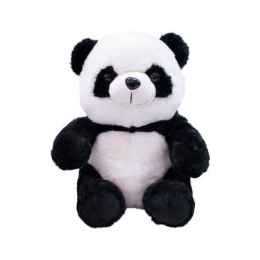 Imagem de Urso Panda Sentado 42cm - Pelúcia - Tudo Em Caixa