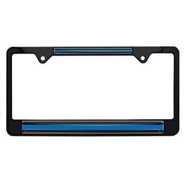 Imagem de Moldura para placa de carro da polícia ElektroplateElektroplate azul POLICE-LPF-Parent