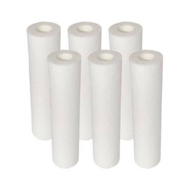 Imagem de Kit 6 Refil Polipropileno Filtro Cavalete, Caixa D`Água E
