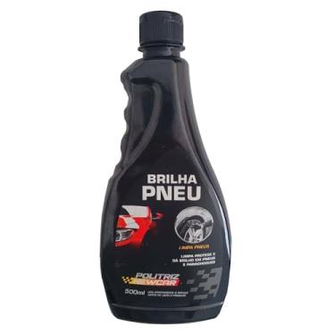 Imagem de Politriz, Limpa Pneus Brilha Pneu Politriz Pretinho 500ml Garrafa