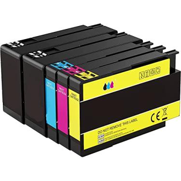 Imagem de PCMJET Cartuchos de tinta 934XL e 935XL compatíveis com HP 934 935 Combo Pack funciona com Officejet Pro 6830 6230 6835 6812 6815 6820 6220 6800