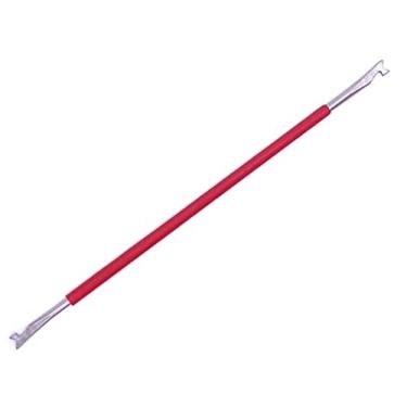 Imagem de Jiayouy Gancho de mola de aço inoxidável instrumento de sopro de madeira ferramenta de manutenção para sax clarinete flauta oboé piccolo 12 cm, cabeça dupla