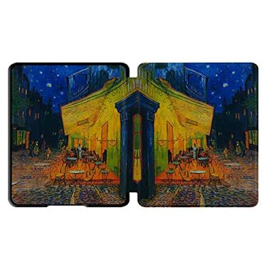 Imagem de CCOO Capa para Kindle Oasis à prova d'água com recurso de ativação automática apenas para Kindle Oasis de 7 polegadas (10ª geração, versão 2019 e 9ª geração, versão 2017), 55 padrões