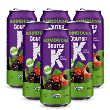 Imagem de 6x Kombucha Guaraná e Açaí 350ml Doutor K