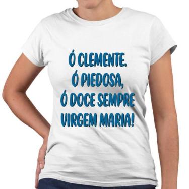 Imagem de Camiseta Baby Look Salve Rainha Religiosa Igreja - Web Print Estampari
