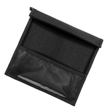 Imagem de Faraday Bag Sacos Faraday pretos para laptop e tablets bloqueador de jammer de sinal, sacos Faraday para telefones, sacos Faraday à prova de EMP (Color : Black, Size : 25X28cm)
