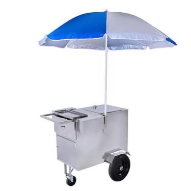 Imagem de Carrinho de Açaí R2 com Roda Pneumática e Guarda-sol 965