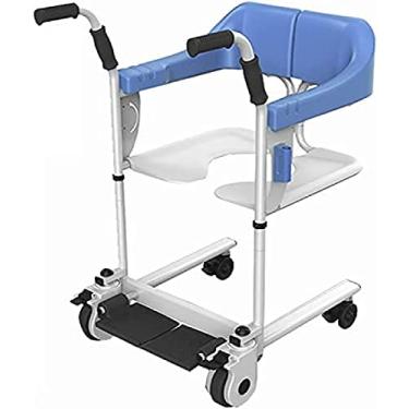 Imagem de Elevador portátil para pacientes, cadeira de rodas de transferência para enfermagem, cômoda de cabeceira, assentos sanitários multifuncionais, cadeiras de banho, versão elétrica, versão bási