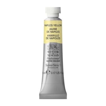 Imagem de Winsor & Newton Tinta profissional para aquarela, tubo de 4,8 g, amarelo Nápoles