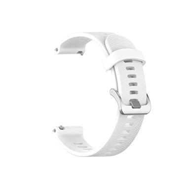 Imagem de Estilo no Pulso, Pulseira 20mm compatível com Garmin Forerunner 645 ou 645 Music cor:Branca