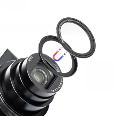 Imagem de Kase Wolverine Filtro de lente de proteção UV MCUV magnético com anel adaptador para Sony ZV-1 ZV1 / RX100 VII VI V III II/para Canon G7 X Mark II, vidro óptico HD multi-revestido, acessórios de