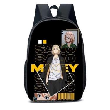 Imagem de Mochila Escolar Infanto Juvenil Anime Tokyo Revengers Mikey Novidades 0496-Unissex