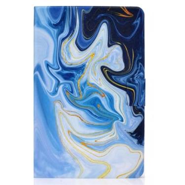 Imagem de Capa para tablet Etui para Amazon Fire Max 11 de 11 polegadas, pintura moderna, capa de couro PU para tablet Funda Fire Max 11 2023 (mármore, para Fire Max 11)