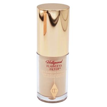 Imagem de Charlotte Tilbury Mini filtro Hollywood impecável, tamanho de viagem, 2 Fair - reforço de maquiagem líquido para rosto personalizável, primer colorido, base, iluminador, hidratante