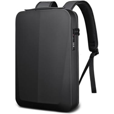 Imagem de Mochila para laptop de viagem Mochila grande para computador de 17,3 polegadas Mochila de negócios elegante masculina com porta de carregamento USB Resistente à água Mochila escolar universi