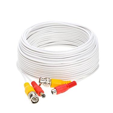 Imagem de Cables Direct Online Cabo de alimentação BNC branco pré-fabricado de 2,8 m para CCTV, câmera de segurança, DVR, sistema de vigilância, cabo plug & play tudo em um