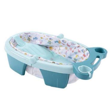 Imagem de Banheira Inflável Dobrável Azul Color Baby 21x44x78cm