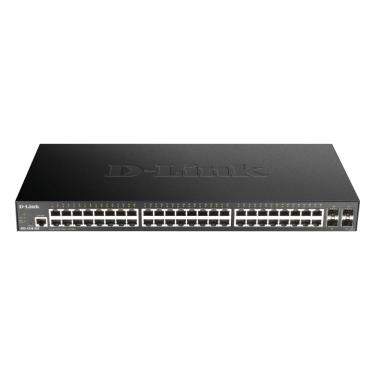Imagem de Switch 52 Portas D-Link DGS-1250-52X - Gerenciável - 48 Portas Gigabit - 4 Portas SFP+ 10G