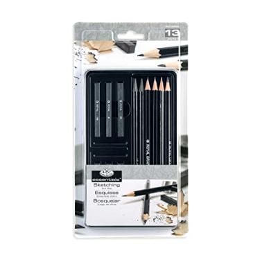 Imagem de Royal & Langnickel Royal Small Tin Graphite Sketching Art Set - Pacote com 12 suprimentos de festa, tamanho único, outro (RSET-ART2502)