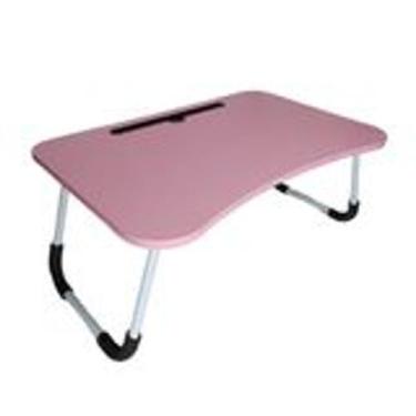 Imagem de Kit 2 Mesa Portátil Computador Cama Dobrável Madeira Suporte Computado