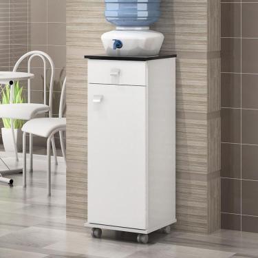 Imagem de Balcão Com Rodinhas Bianca 1 Porta 1 Gav.