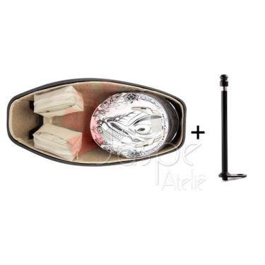 Imagem de Forração Pcx 150 Forro Premium Baú 16 18 Bege + 1 Antena - Jaspe Ateli