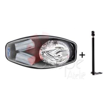 Imagem de Forração Pcx 150 Forro Premium Baú 19 20 Cinza + 1 Antena - Jaspe Atel