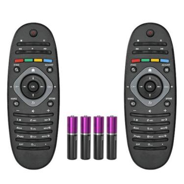 Imagem de Kit 2 Controle Remoto Compatível Philips TV LCD LED - FBG