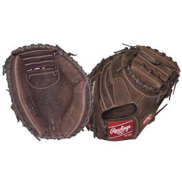 Imagem de Rawlings | Luva de apanhador de beisebol preferida pelo jogador | arremesso para a direita | 83,8 cm - uma peça fechada de teia