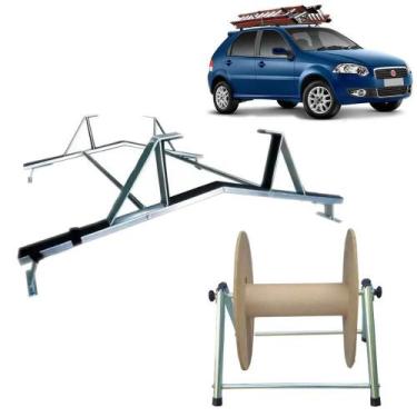 Imagem de Rack Porta Escadas E Cavalete Fiat Palio Todos 2 E 4 Pts - Rack Escada