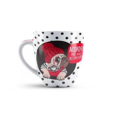 Imagem de Caneca de Porcelana Pug 440ml Up Home - UD250