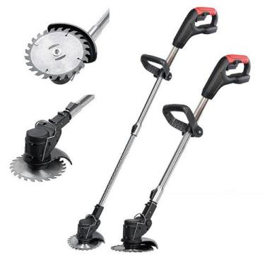 Imagem de rocadeira  aparador de grama a bateria - bomvink