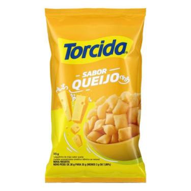 Imagem de Salgadinho de Trigo Queijo Torcida Pacote 35g