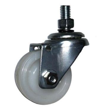 Imagem de (32pçs) Rodizio Giratorio Rosca 3/8'' Roda 2pol. Nylon 80kg - ABCMAIOR