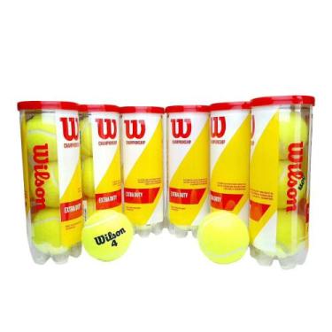 Imagem de Bola de Tênis Wilson Championship Extra Duty 6 Tubos