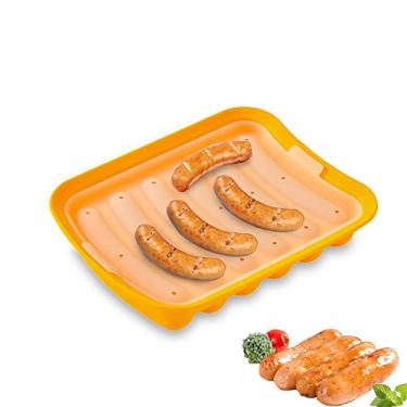 Imagem de Salsicha de silicone antiante cachorro-quente em forma de dedo s DIY Salsicha caseira Suplemento alimentar infantil Utensílios de cozimento para forno e micro-s