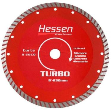 Imagem de Disco Diamantado  9  230mm x 10mm  Turbo  Hessen