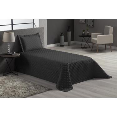 Imagem de Cobre Leito Preto Com Lençol Matelado Para Cama Solteiro - Beatriz Enx