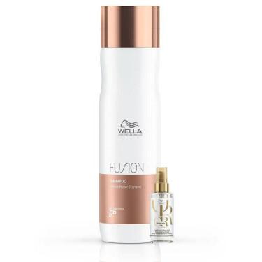 Imagem de Kit Fusion Shampoo e Oil Reflections - Wella Professionals
