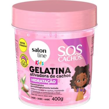 Imagem de Gelatina Salon Line SOS Cachos Kids Hidratação 400g
