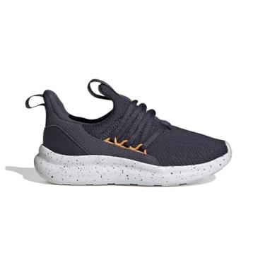 Imagem de adidas Tênis infantil unissex Lite Racer Adapt 7.0, Tinta/azul marinho/laranja, 5.5 Big Kid