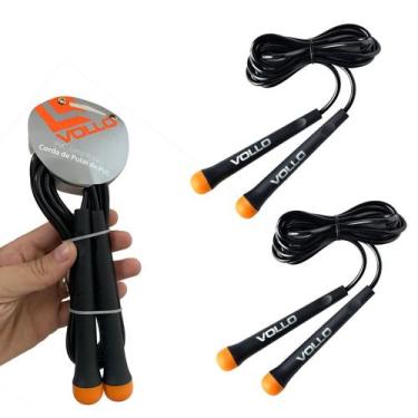 Imagem de Kit 2 Cordas de Pular em PVC Para Treinar Aeróbico VP1075 Vollo Sports