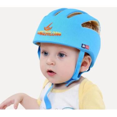 Imagem de Capacete Proteção Cabeça Bebê Segurança Engatinhar Infantil - I Love N