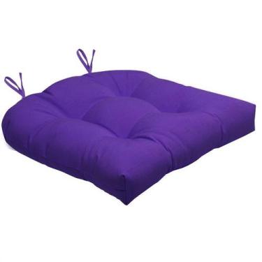Imagem de Almofada Para Cadeira Futton Solid 40x40cm - Lilás escuro - FASTLAR