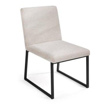 Imagem de Cadeira Tulipa em Aço Carbono Preto - Drop mobiliário